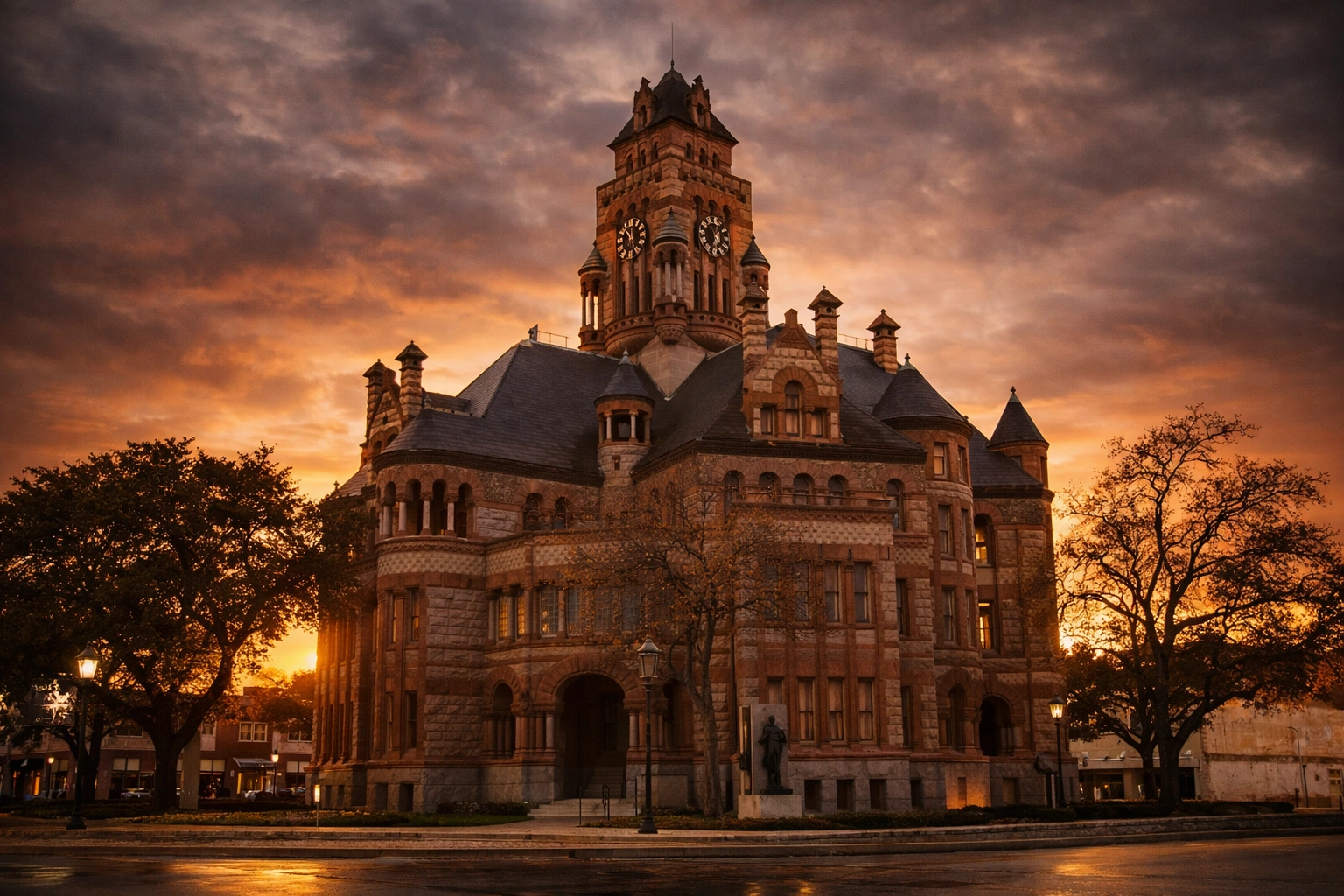 Ellis County Courthouse in Waxahachie Texas